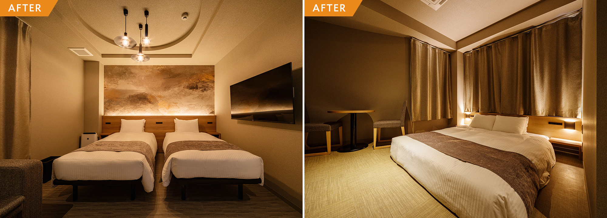 閉業したホテルを全面再生。観光地の中心で新たな宿泊施設として再出発。