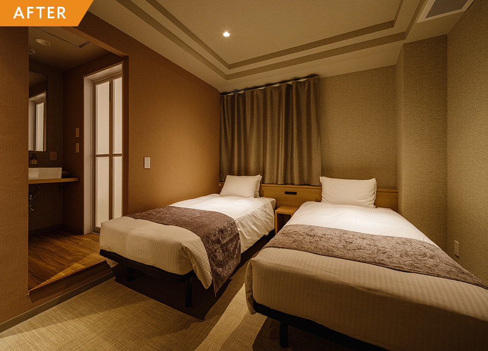 閉業したホテルを全面再生。観光地の中心で新たな宿泊施設として再出発。