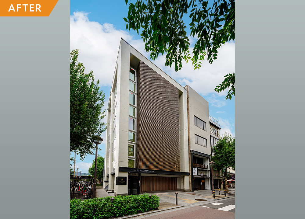 閉業したホテルを全面再生。観光地の中心で新たな宿泊施設として再出発。