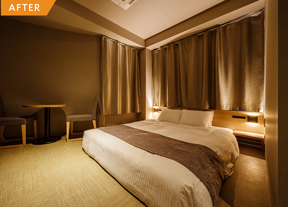 閉業したホテルを全面再生。観光地の中心で新たな宿泊施設として再出発。